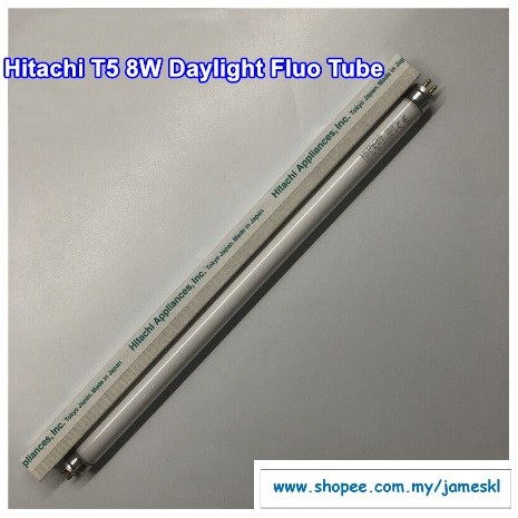 Hitachi F8T5 8W Daylight Fluo Tube (1ft) | Shopee Malaysia