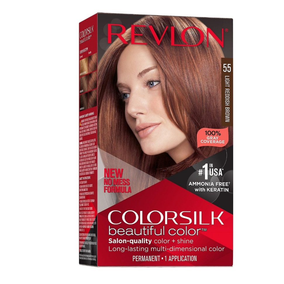 Revlon Colorsilk 3D Color 55 Light Reddish Brown | Shopee Malaysia