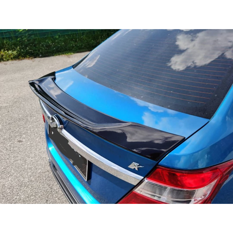 Perodua bezza rear boot trunk spoiler wing lip ducktail gear up mugen ...