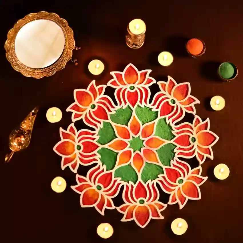 Deepavali Rangoli Matt | Shopee Malaysia