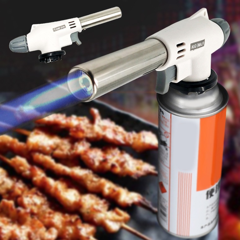 Gas Torch Flame Jet Gun Fire Torch Butane Welding Lighter BBQ Auto