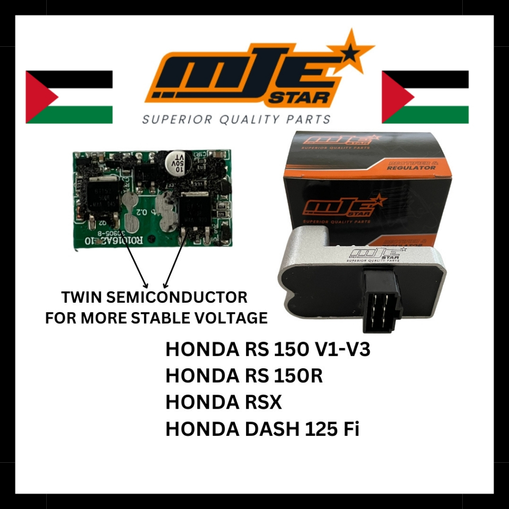 RECTIFIER RS150 REGULATOR HONDA RS150 KATAB HONDA RS150 RECTIFIER