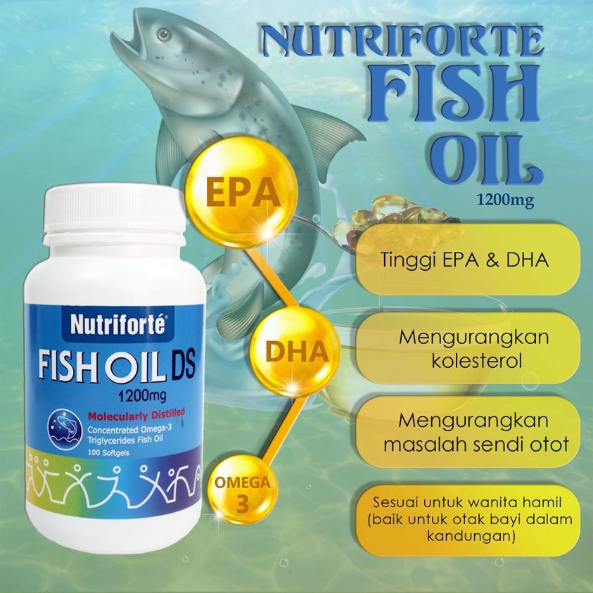 Nutriforte Fish Oil Ds 1200mg (30's  100's) 