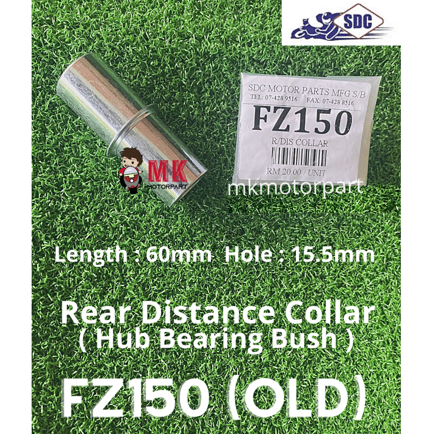 REAR DISTANCE COLLAR Yamaha FZ150 (OLD) / FZ150i v1 Hub Bearing Bush ...