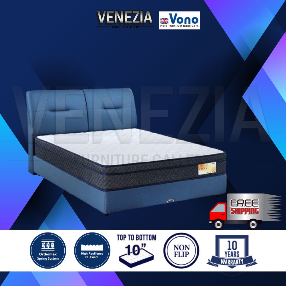 Vono Sunshine Cozy Mattress (10 Years Limited Local Warranty) Shopee
