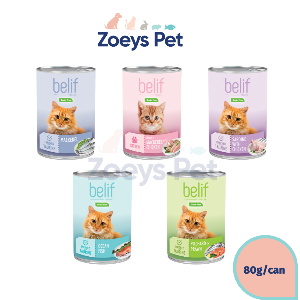 BELIF 400g [Adult/ Kitten] Wet Cat Food (Mackerel/ Ocean Fish/ Pilchard