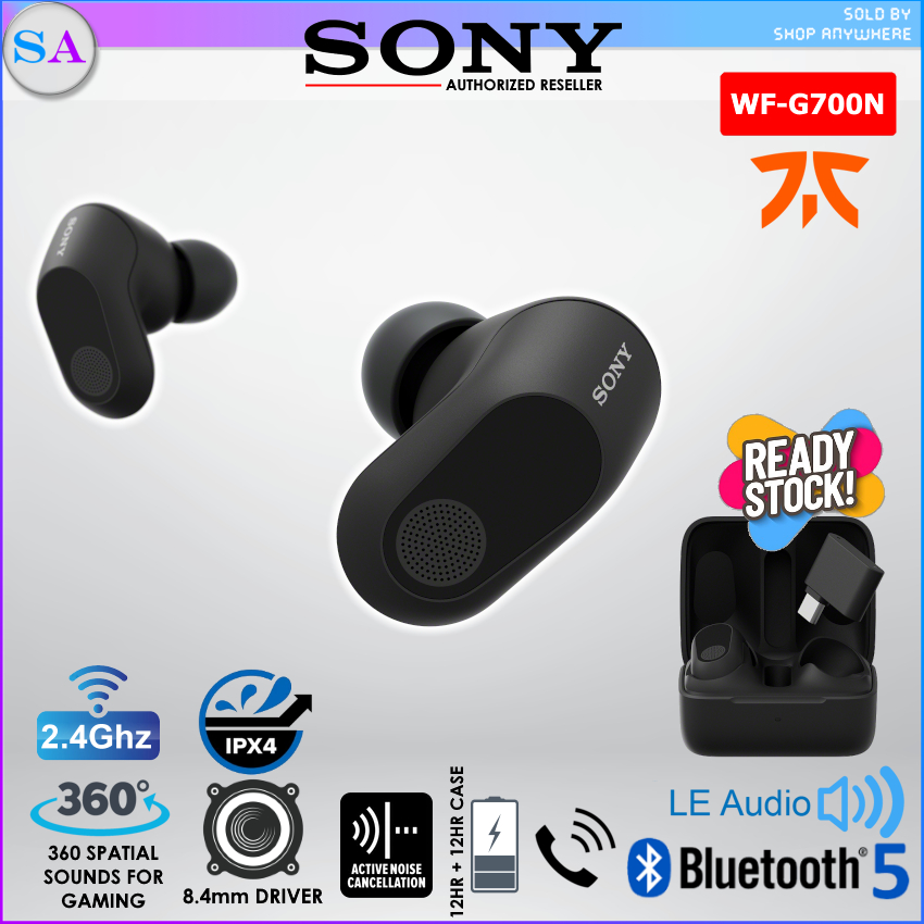 Sony INZONE Buds WFG700N Truly Wireless Noise Cancelling Gaming