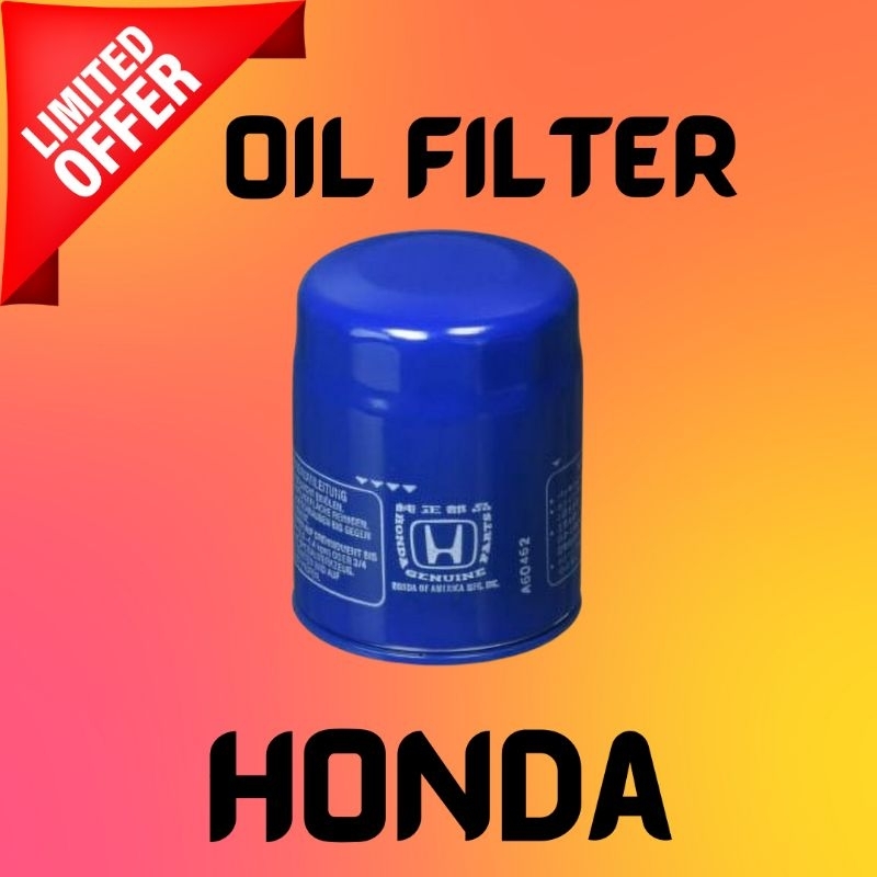 Oil Filter Honda 💯 Original Shopee Malaysia