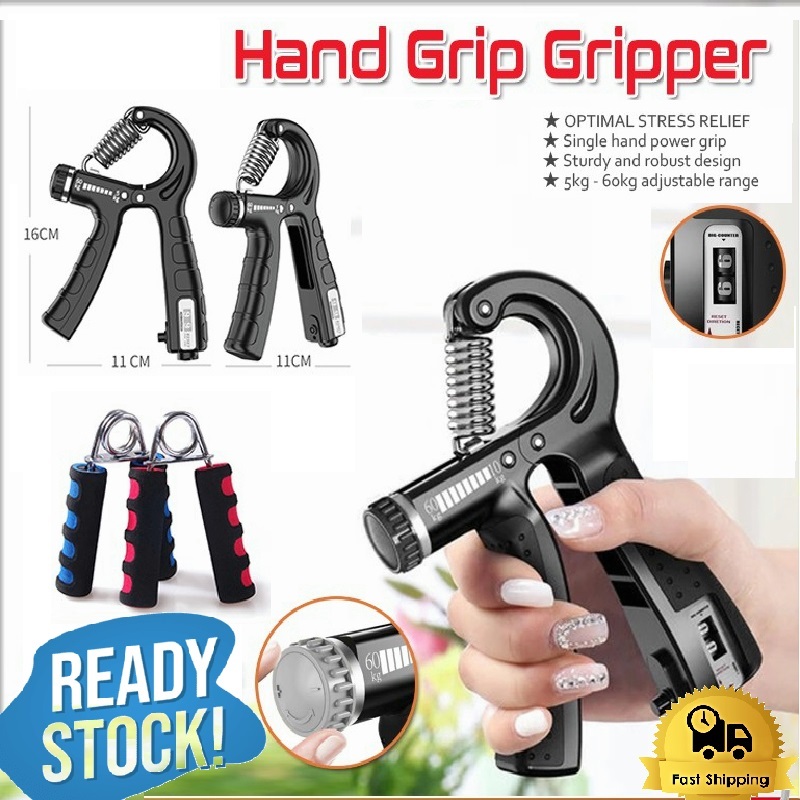 Exercise Gym Power Fitness Adjustable Resistance Hand Grip Gripper Hand ...