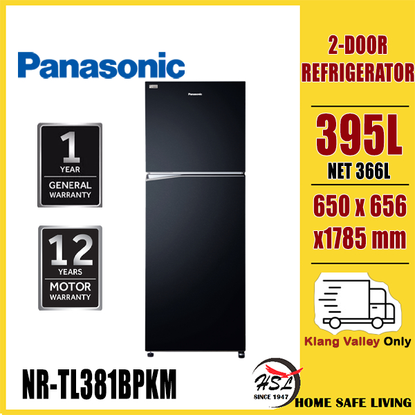 [DELIVERY @ KLANG VALLEY] Panasonic 395L Inverter 2-Door Top Freezer ...