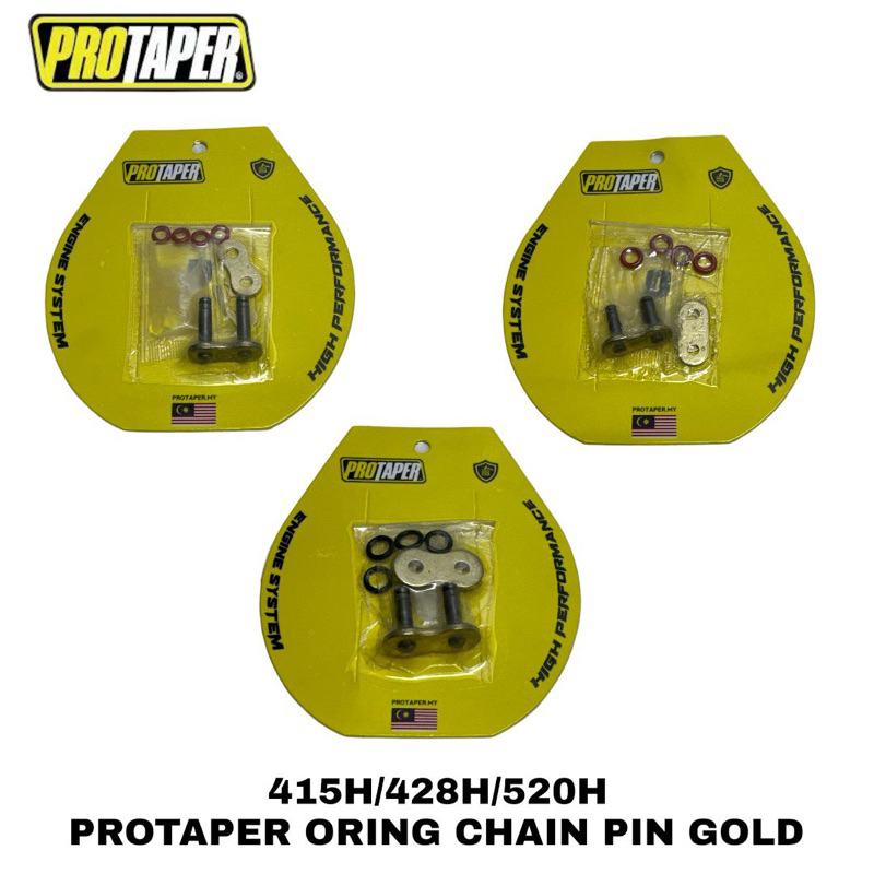 PROTAPER RANTAI PIN ORING GOLD 415H/428H/520H | Shopee Malaysia
