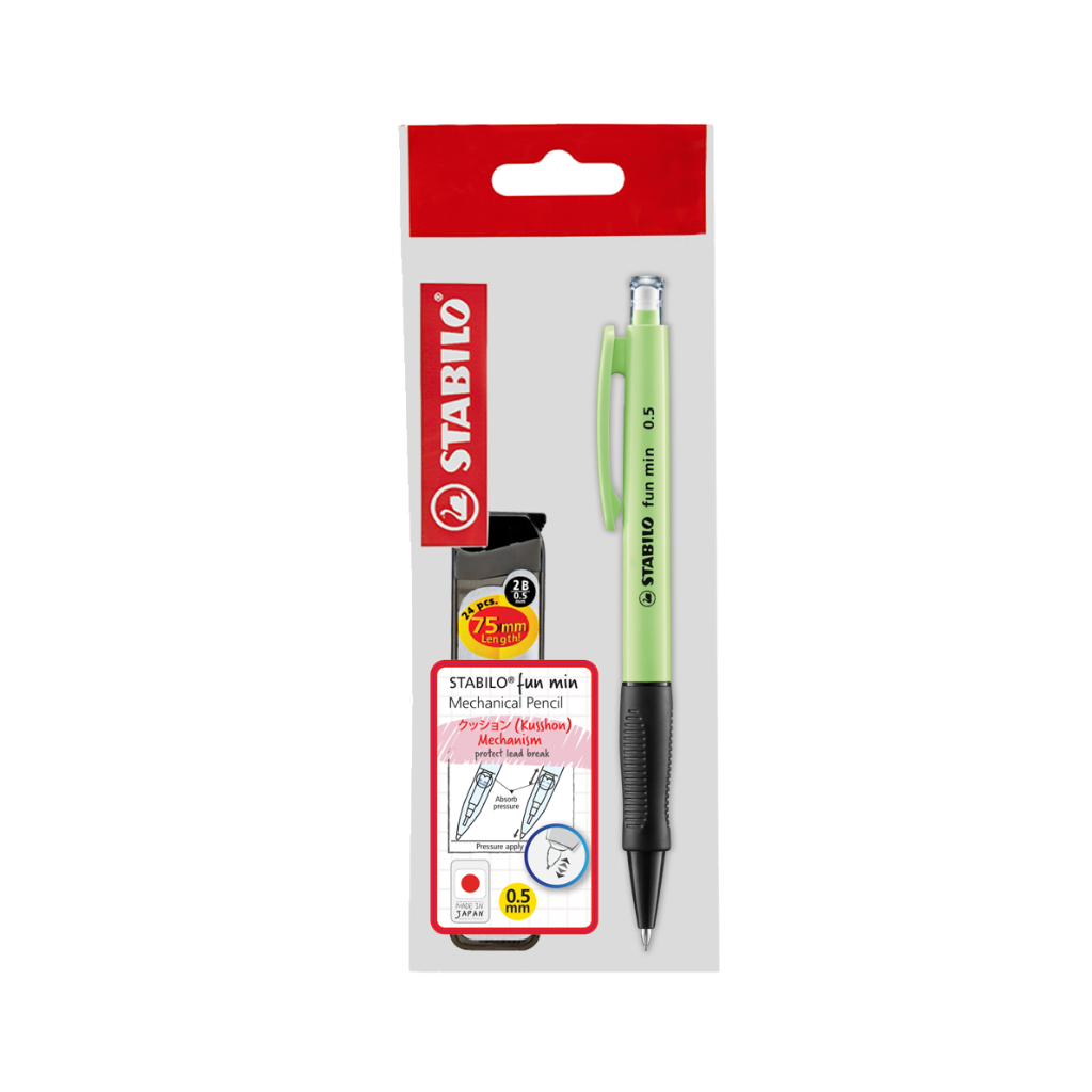 STABILO fun min Mechanical Pencil Refill Lead (Pack of 1/0.5 & 0.7mm