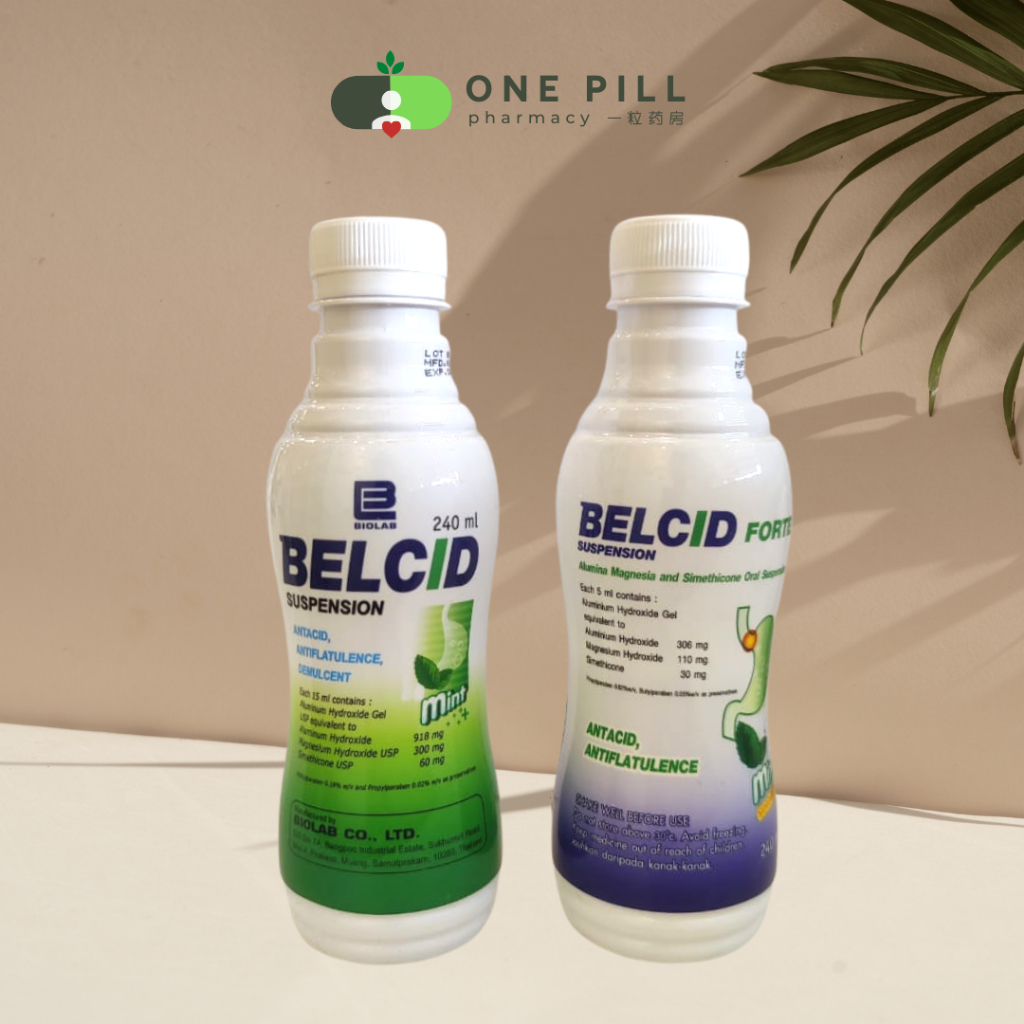 Biolab Belcid/ Belcid Forte Suspension Mint (240ml) Exp 12/2025