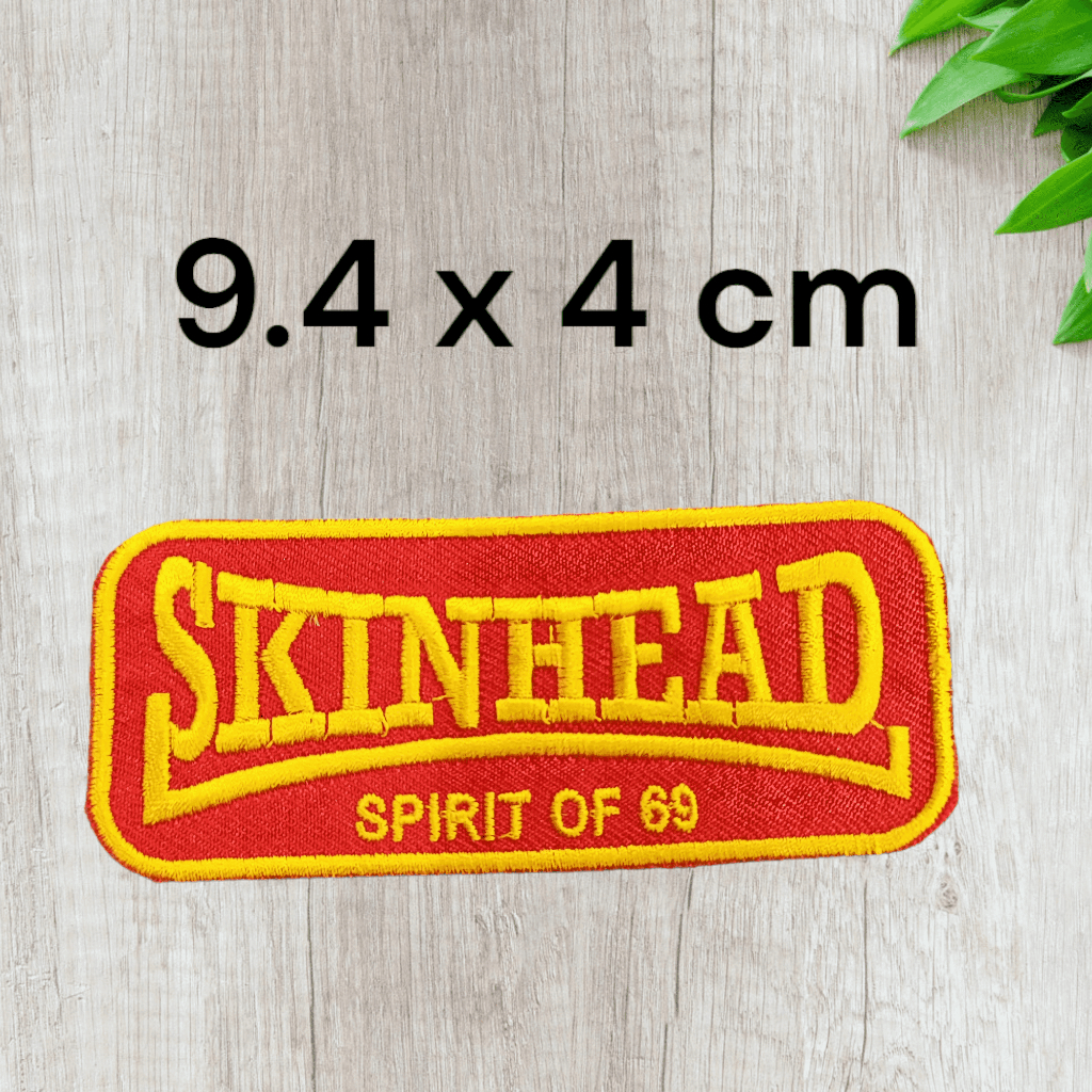Skinhead Patches Embroidery Size 9.4 x 4 cm | Shopee Malaysia