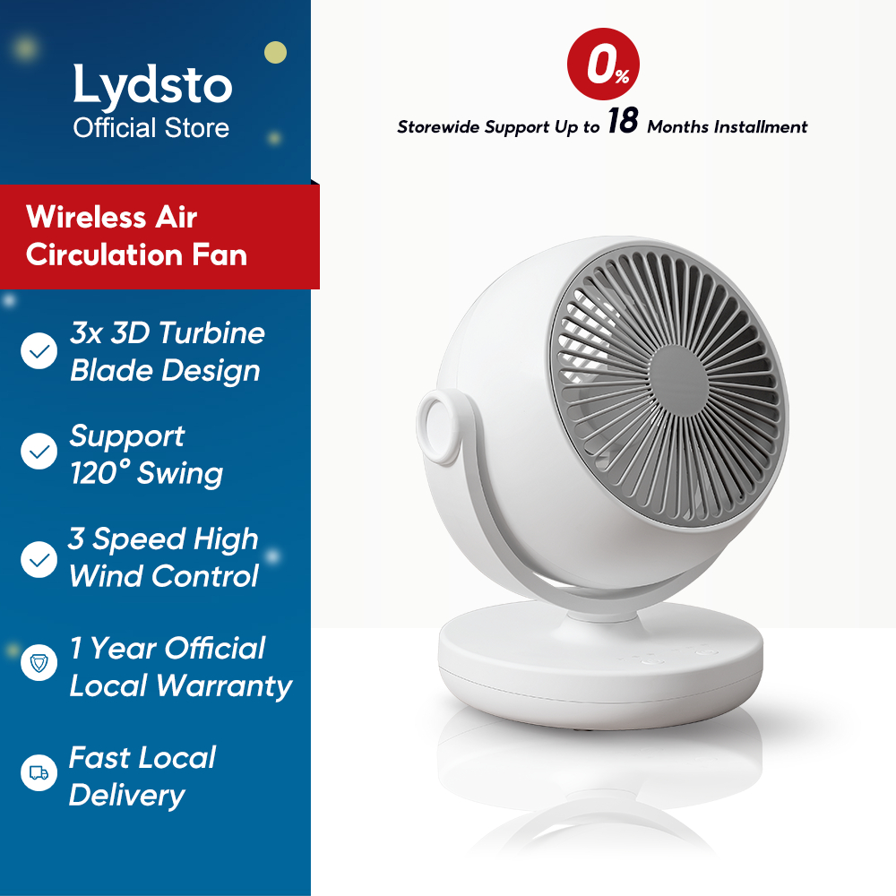 Lydsto Smart Air Circulation Fan 3D Air Supply 3 Speed High Wind