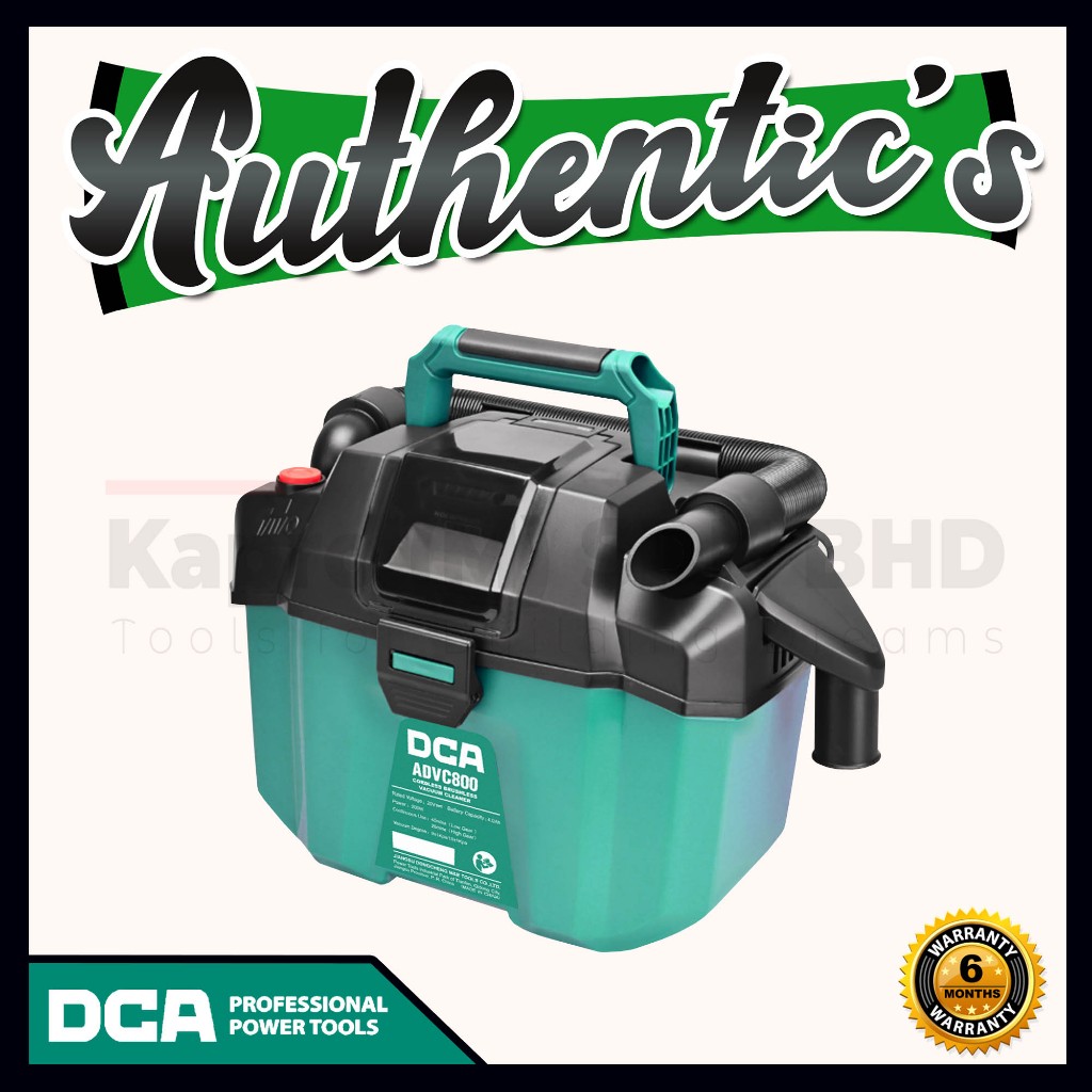 DCA 20V MAX Cordless Brushless Vacuum Cleaner ADVC800(DM) Shopee Malaysia