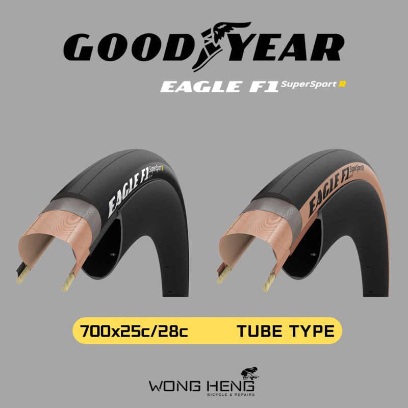 GoodYear Eagle F1 Supersport R Road Bike Tire （Tube Type） Shopee Malaysia