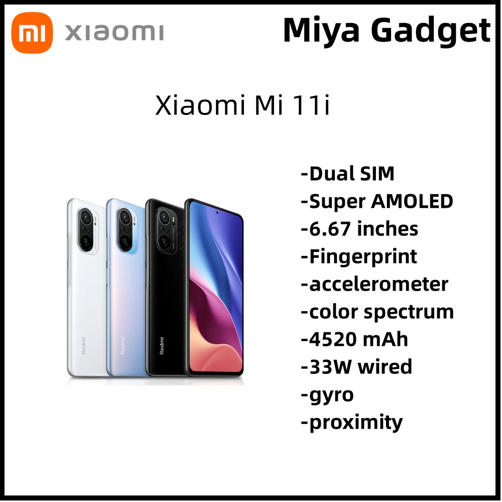 Xiaomi Mi 11i 5G(8GB RAM + 256GB ROM) Original Smartphones Free 1 Year ...