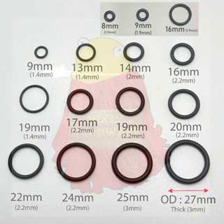 1200pcs New NBR Seal Ring Kit 1.5mm 2.4mm 3.1mm Nitrile