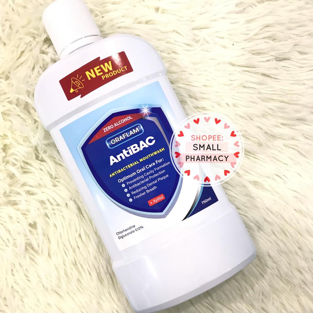 Oraflam Antibac Antibacterial Mouthwash + Xylitol ( Zero Alcohol
