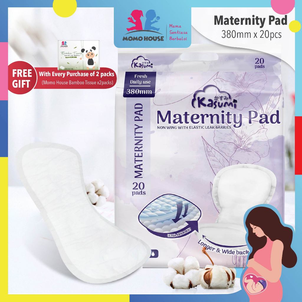 2 x Sannap Loop Maternity Sanitary Napkin Belt Maternity Pads 10's