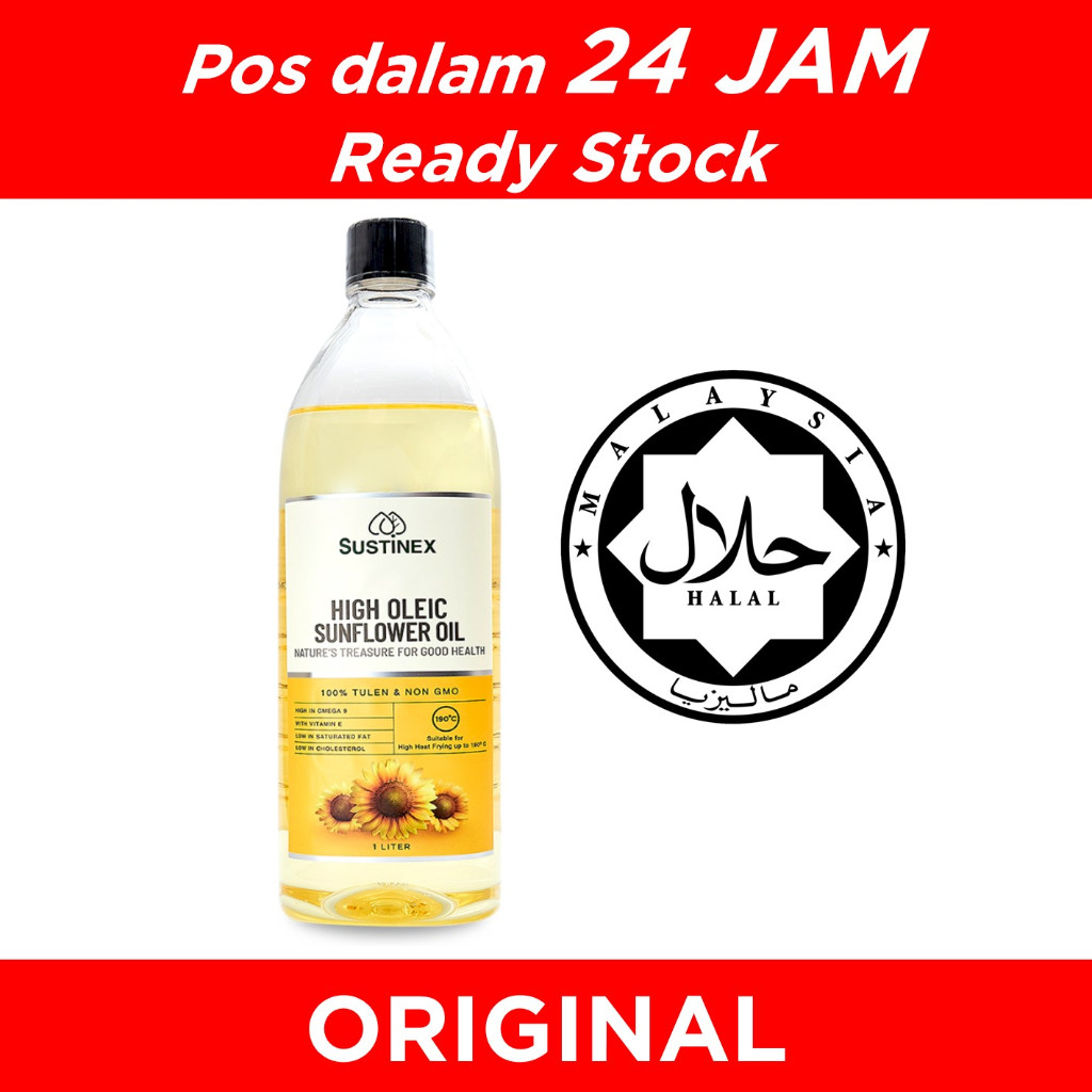 Nova Sustinex High Oleic Sunflower Oil 1l Shopee Malaysia