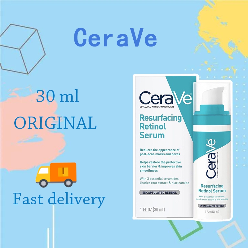 Cerave Retinol Facial Serum For Post Acne Marks And Skin Texture Pore