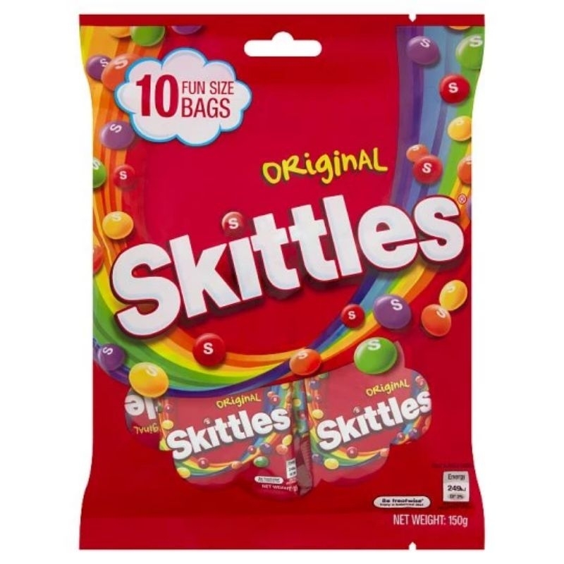 Halal*Skittles Original Fruit Candies*150g(10Bags) Shopee Malaysia