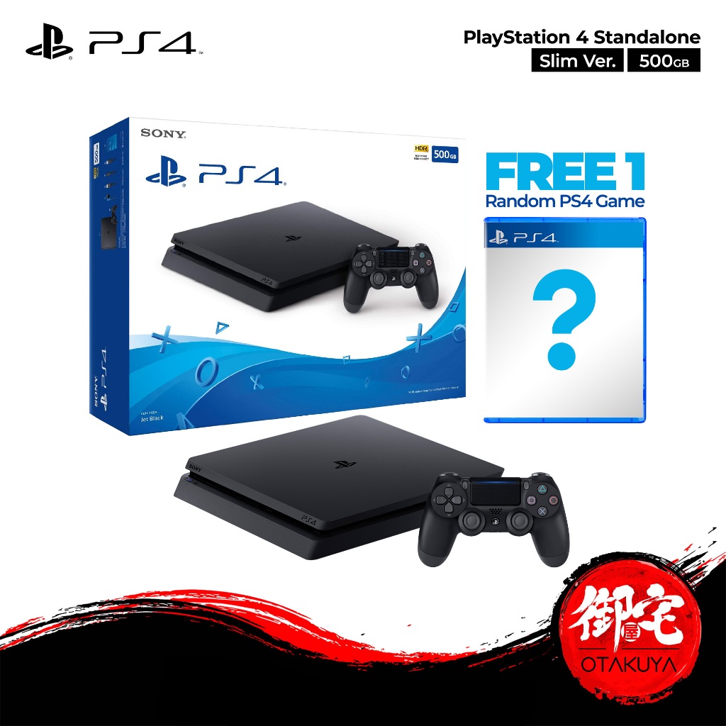 RAMADAN SALE】SONY PS4 SLIM 500GB / 1TB Console Full Set NEW