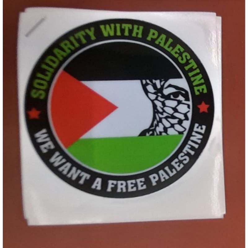 Sticker Solidarity with Palestine pantulan cahaya | Shopee Malaysia
