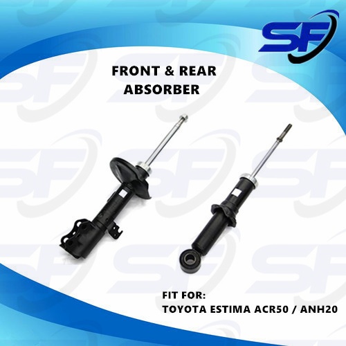 TOYOTA ESTIMA ACR50 ANH20 2006-2019 YEAR FRONT REAR ABSORBER 1 PAIR 2 ...