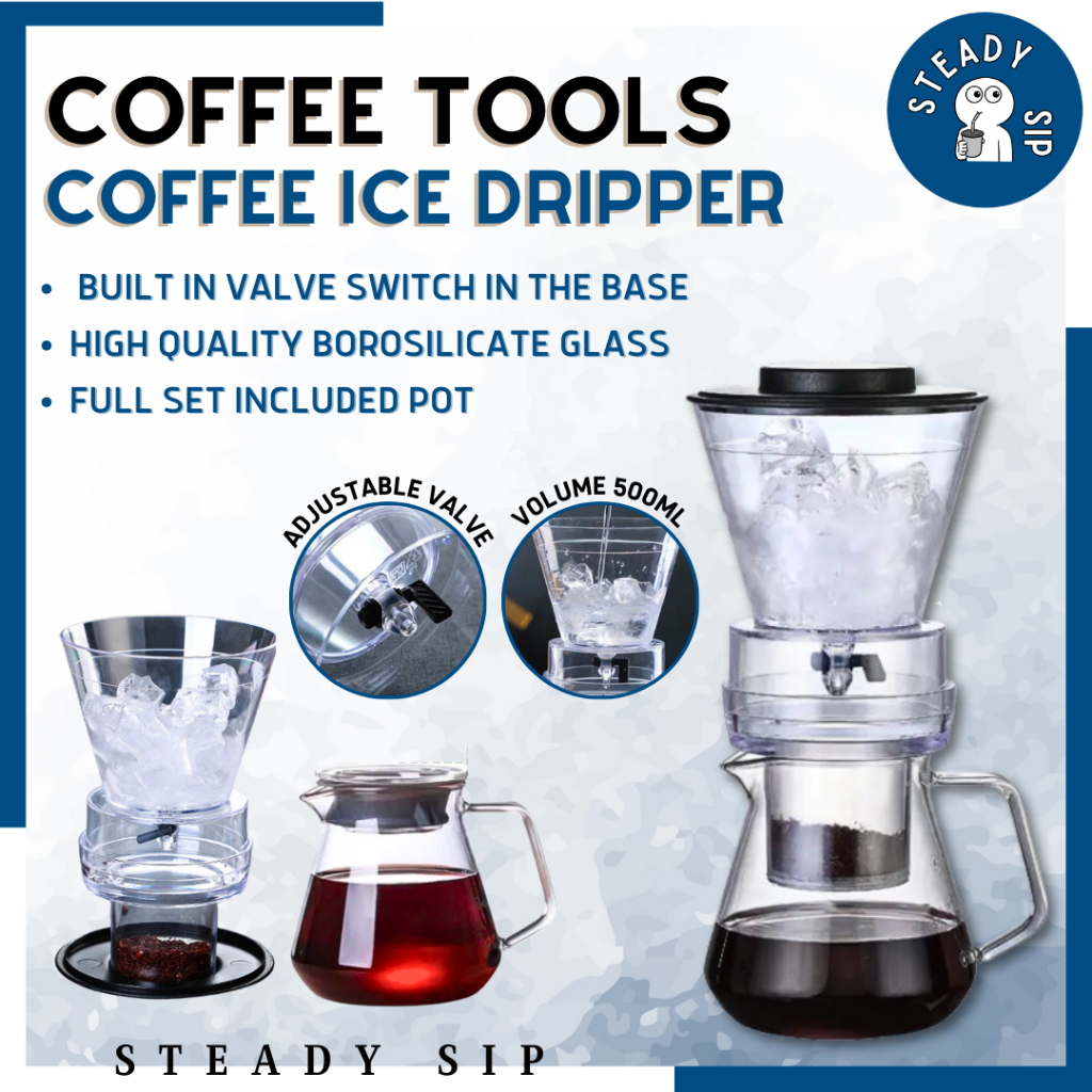 Steady Sip Ice Drip Coffee Maker Cold Brew coffee dripper set Ice Dripper Set 冷萃取咖啡 冰萃咖啡