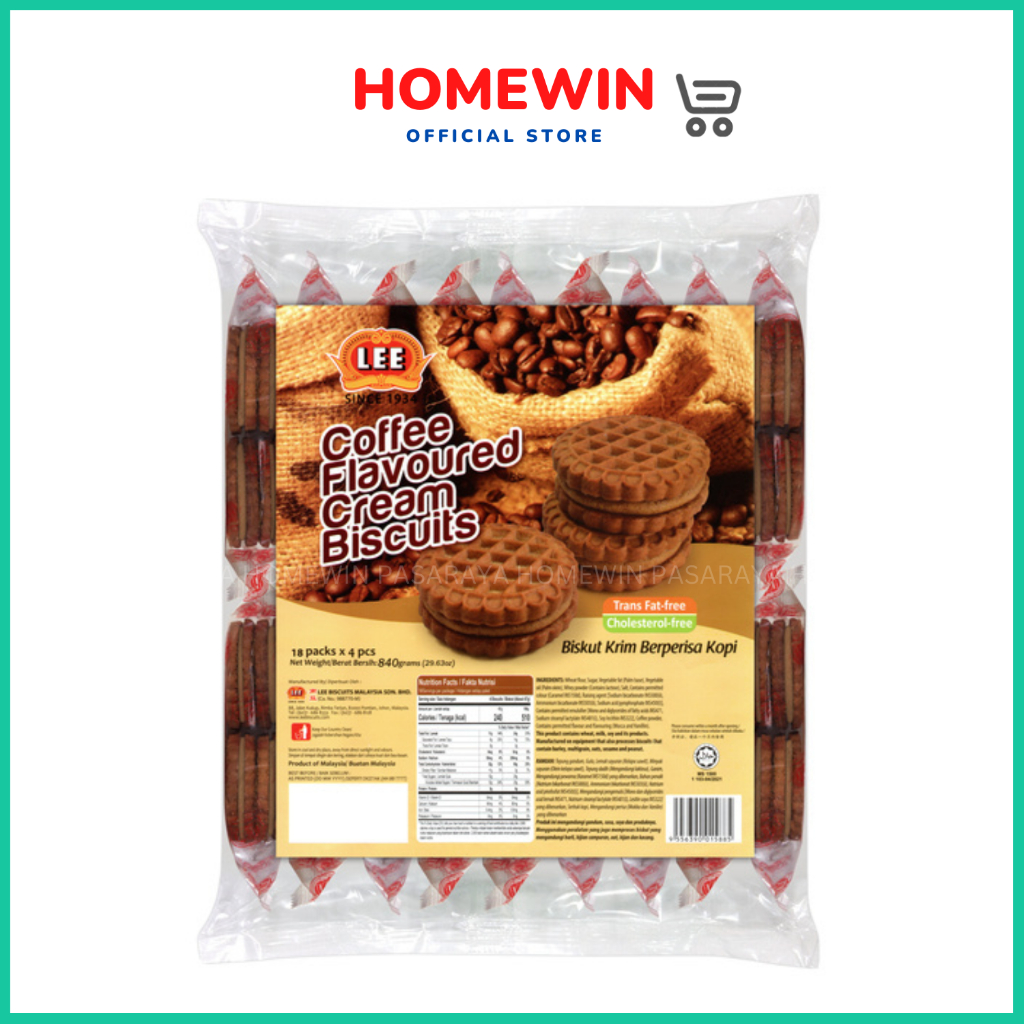 Lee Biscuits Coffee Cream Biscuits (46.6g x 18 Packs) Shopee Malaysia