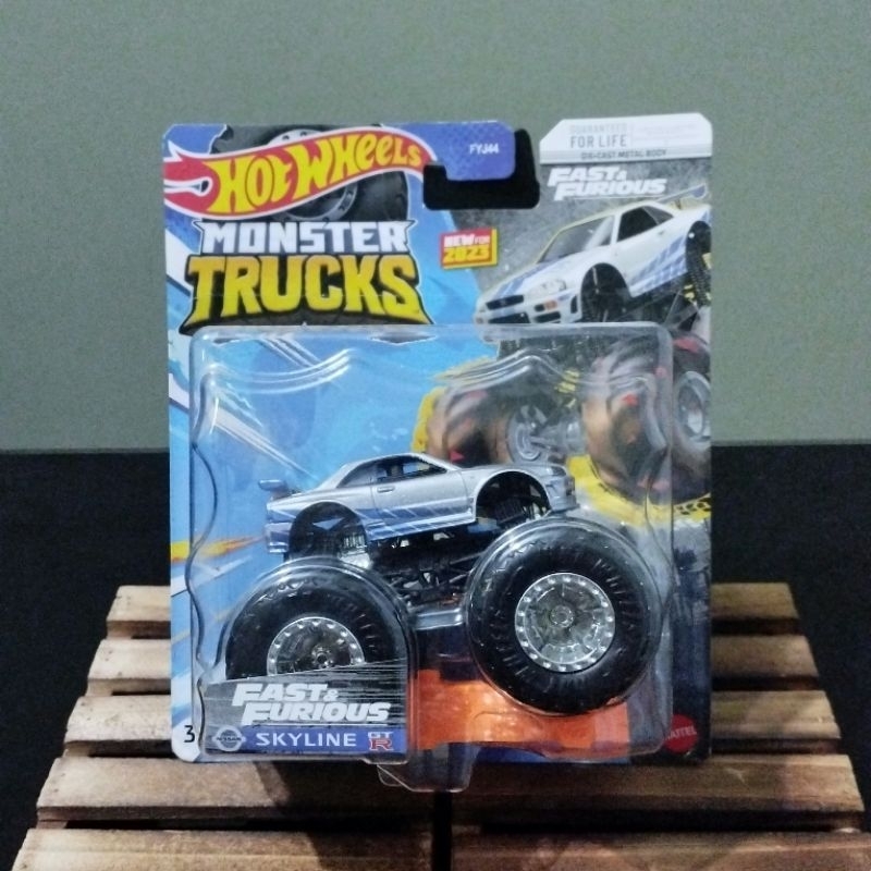 Hotwheels Monster Truck Skyline R34 Jeep Land Rover Mercedes Gulf ...