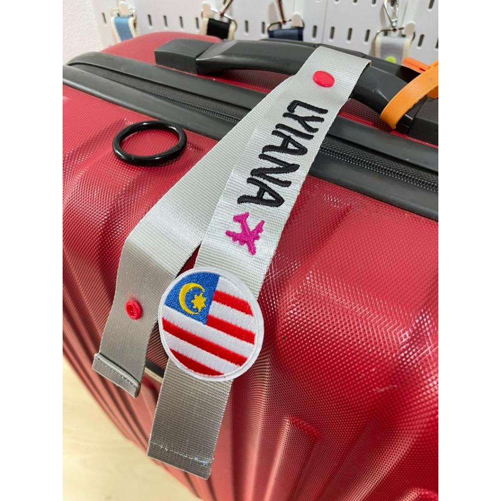 Luggage Tag Sulam / Luggage Tag Umrah Haji / Tag Bagasi / Tag Nama Beg