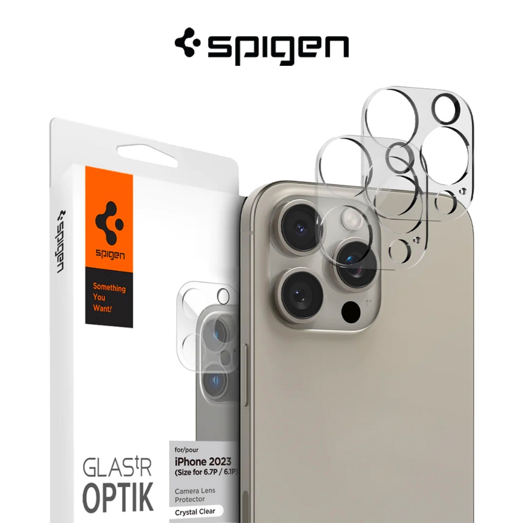 Spigen Camera Lens Protector For iPhone 15 Pro Max/15 Pro/14 Pro Max/14