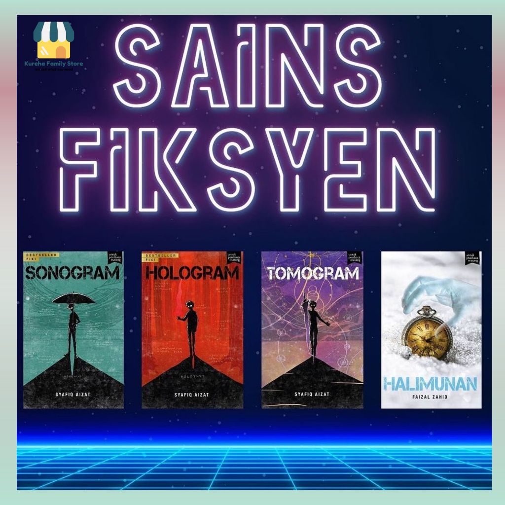 BUKU FIXI Set Trilogram Sonogram Hologram Tomogram Halimunan Novel ...