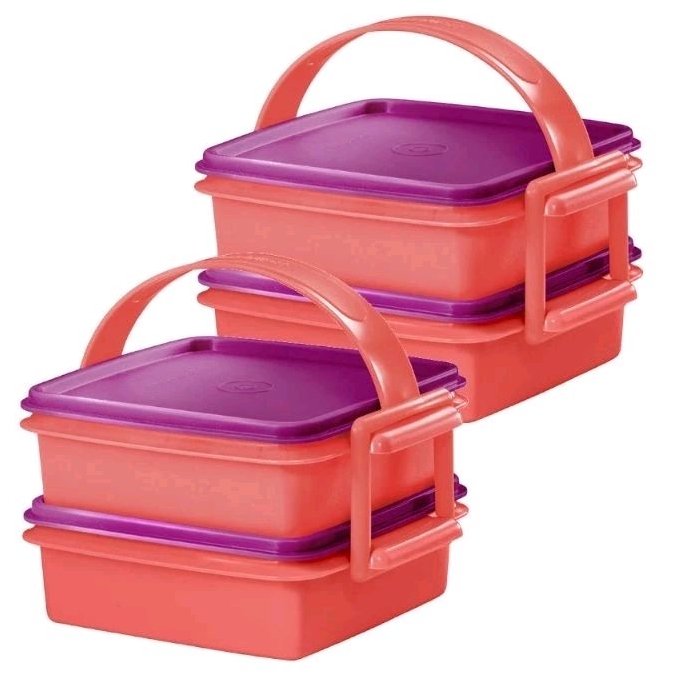 💥READY STOK💥[ORI 💯] TUPPERWARE SMALL GOODY BOX WITH CARIOLIER (2) 790ml ...