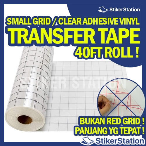 40FT Transfer Tape for Vinyl - Clear Vinyl Transfer Paper Tape