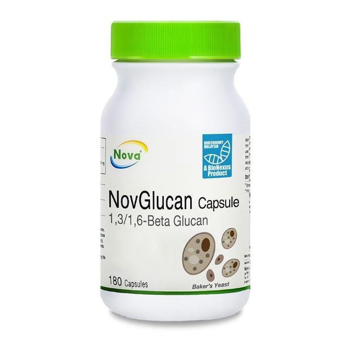 Nova NovGlucan Capsule 1,3/1,6Beta Glucan Baker's Yeast (180's