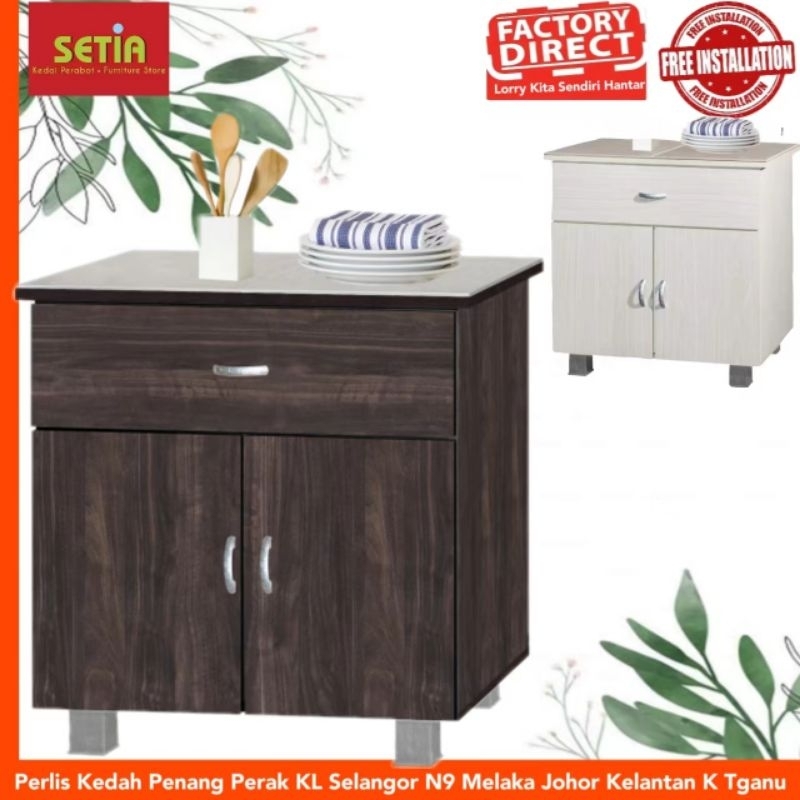 SETIA-2 DOOR+1 DRAWER KITCHEN CABINET 3FT | Shopee Malaysia