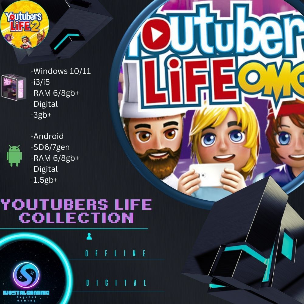 [Pc Game][Android][Digital] Youtubers Life Collection PC & Android Apk