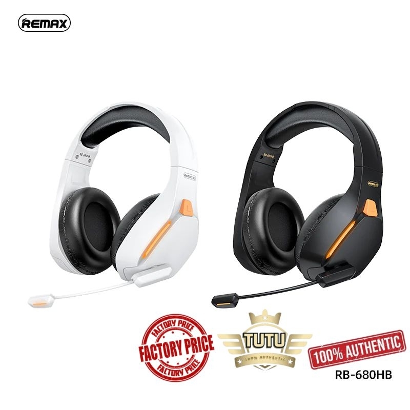 REMAX Gaming Headphone RB 680HB Black Headphone Bluetooth Headphone ...