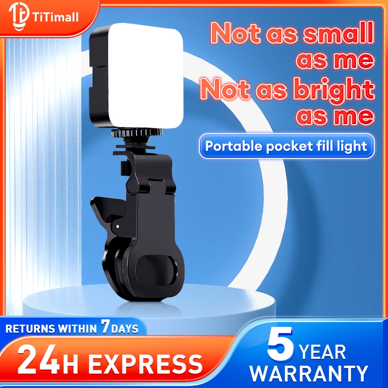 Portable Dimmable Lamp Camera Fill Lights Night Photographic Fill