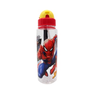 560ml Disney Spiderman Hulk Anime Water Bottle iron Man toy for Boys  Cartoon Plastic Drinking Cups