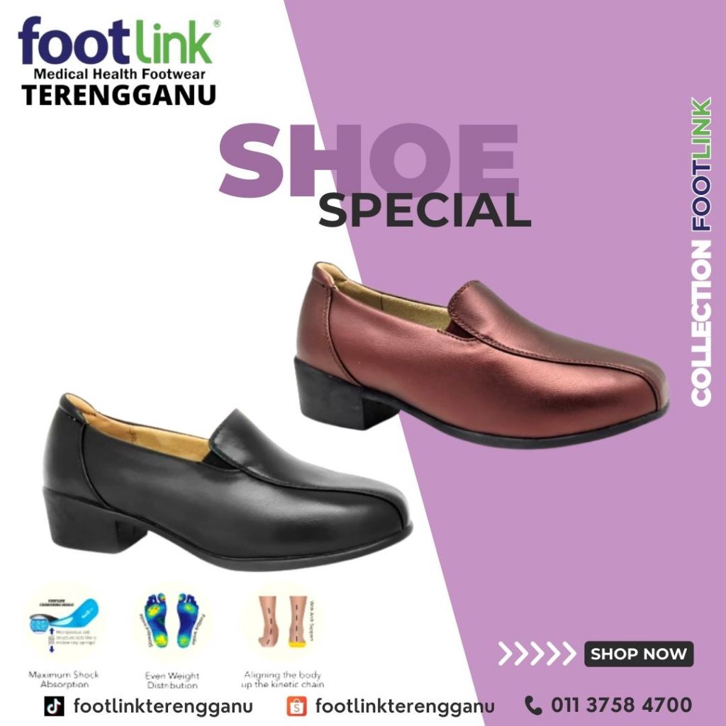 Footlink Medical Health Shoe / Women Shoe ( PH 6168, 3168 ) Shopee