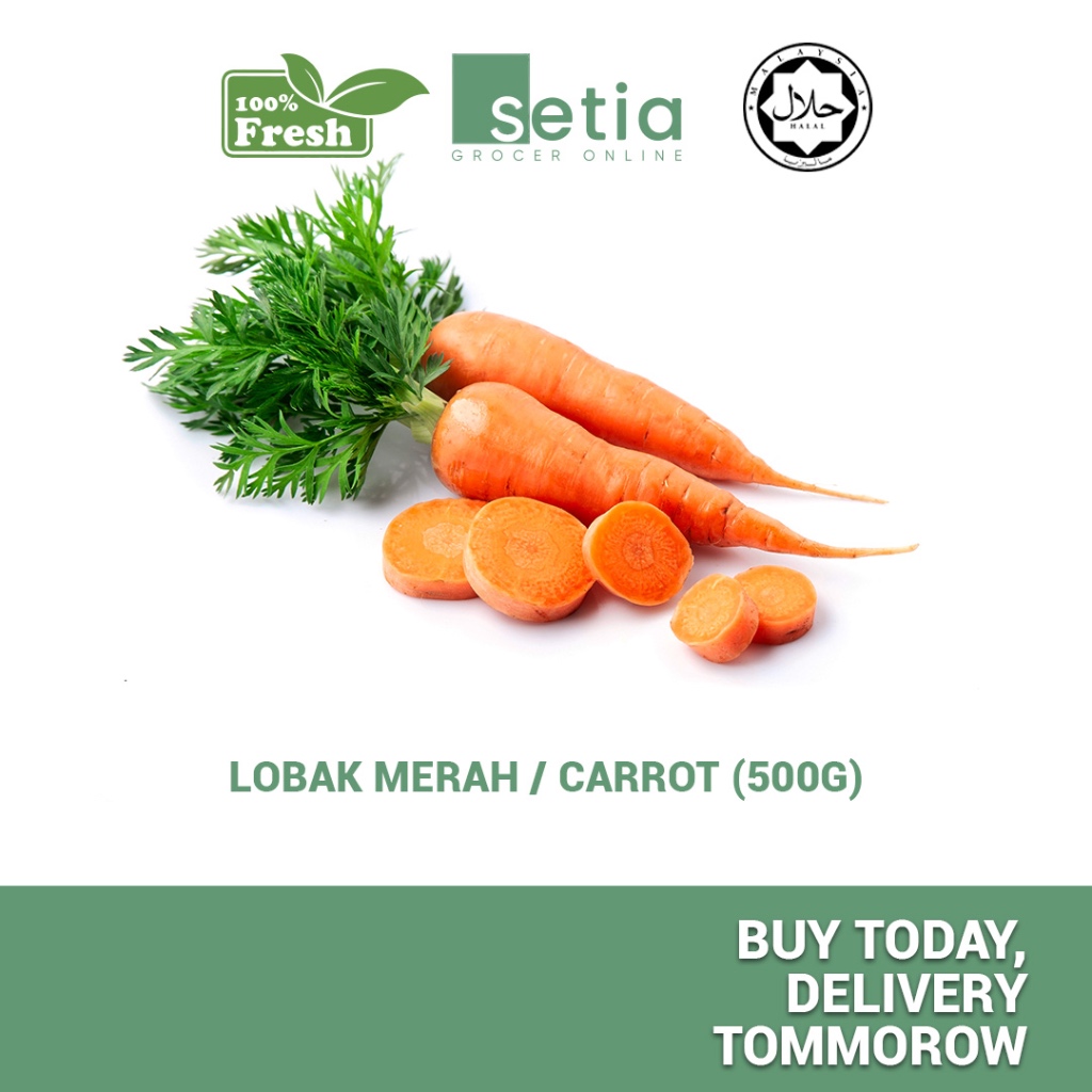 Lobak Merah Carrot 500g Shopee Malaysia