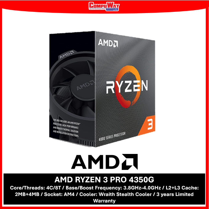 Ryzen 3 discount pro 4350g vega