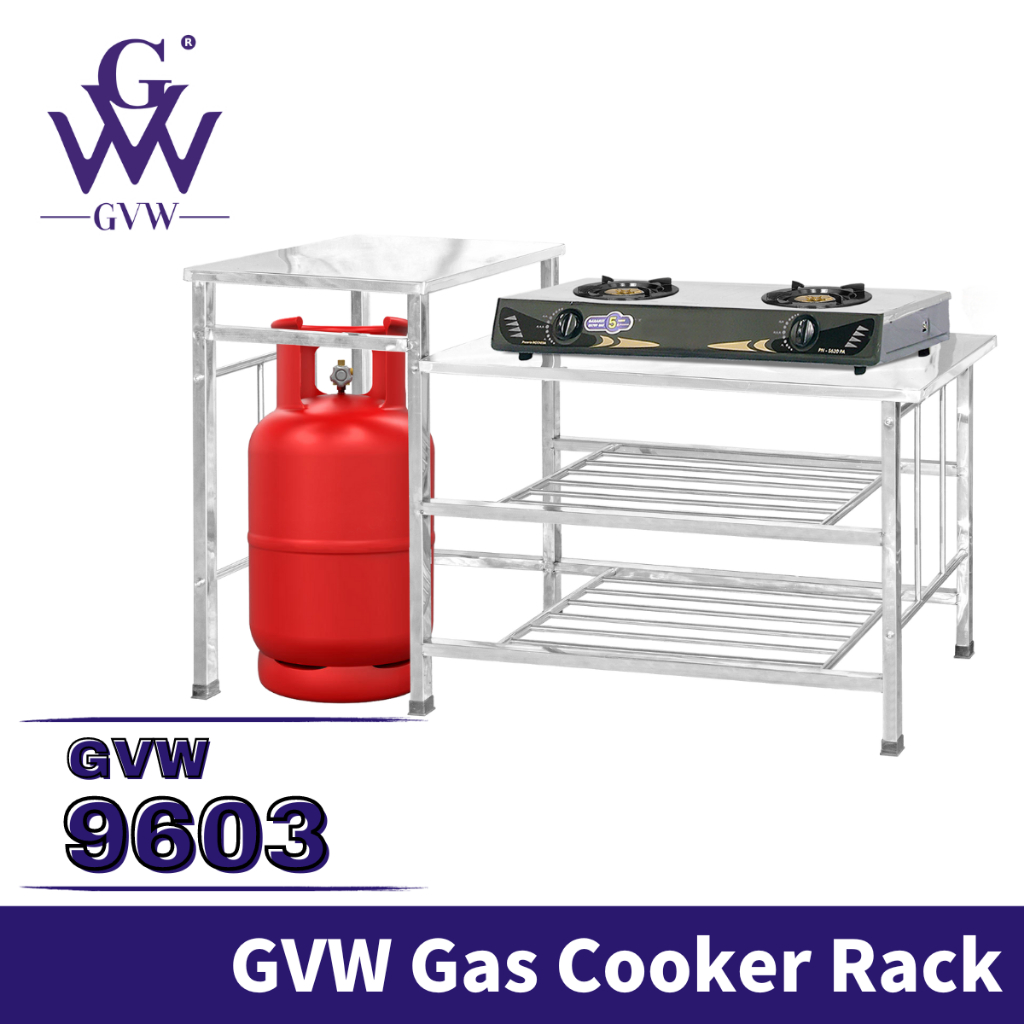 GVW Stainless Steel Kitchen Gas Rack Gas Stove Rack Stainless Steel Rak ...