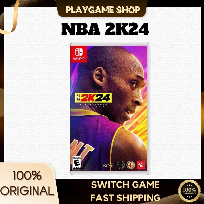 Nintendo Switch Nba 2k24 Nba 2024 Black Mamba Kobe Bryant Edition Englishchinese Shopee 8168